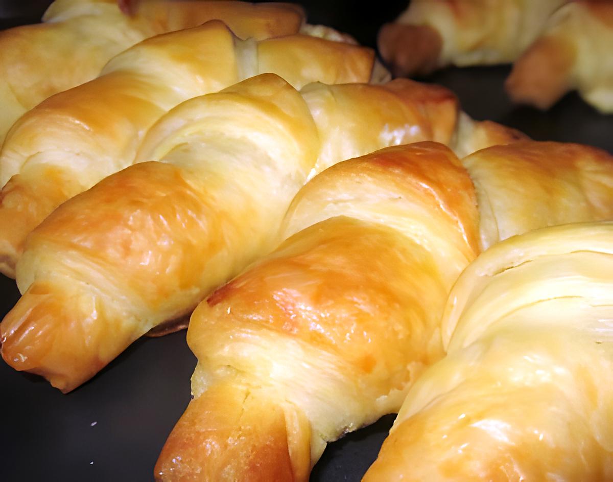 recette Croissants Feuilletés au Fromage