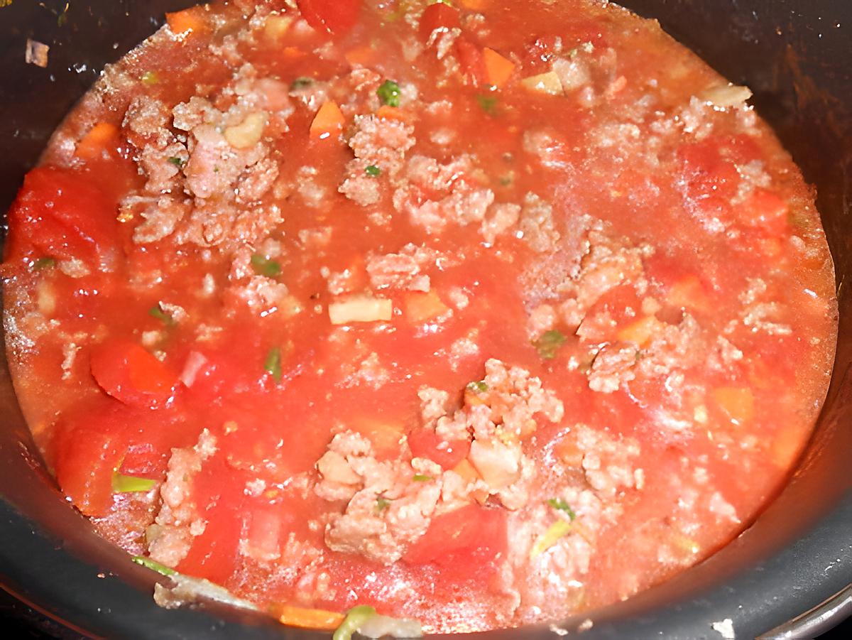 recette SAUCE BOLOGNAISE