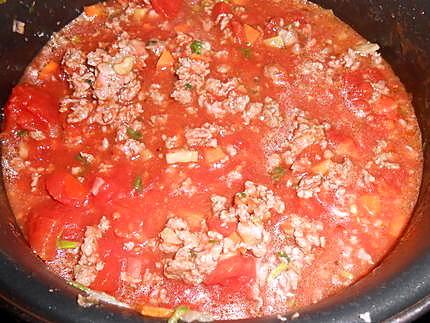 recette SAUCE BOLOGNAISE