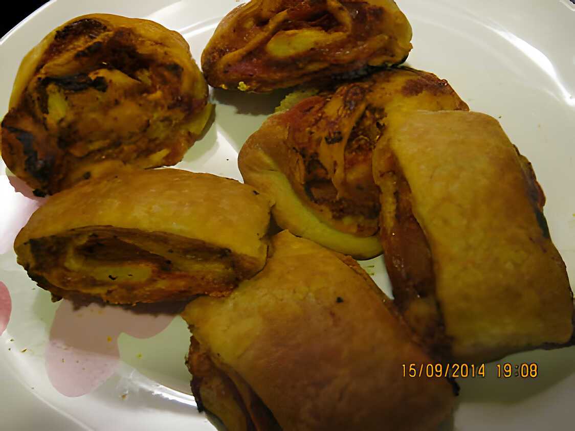 Recette de Feuilleté roulé