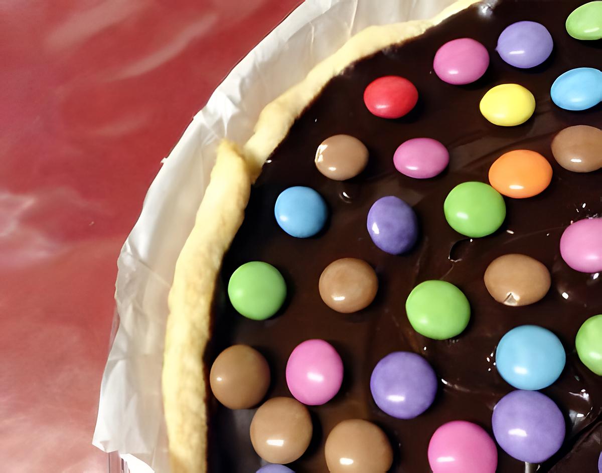 recette TARTE CHOCOLAT & SMARTIES