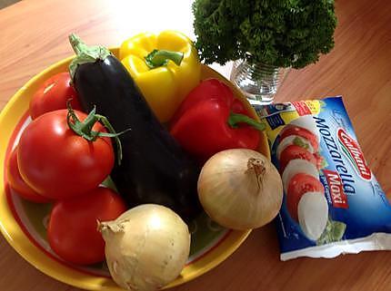 recette Gratin de légumes d'été et viande hachée ( sur base de la recette de Gioisa05!)