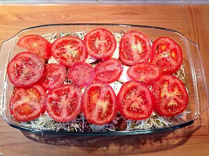 recette Gratin de légumes d'été et viande hachée ( sur base de la recette de Gioisa05!)