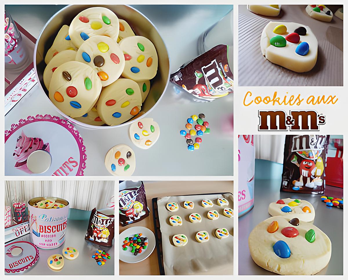 recette Cookies aux M&M's