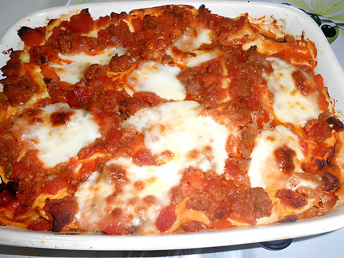 Recette de LASAGNE BOLOGNAISE (sans béchamelle) par italmo