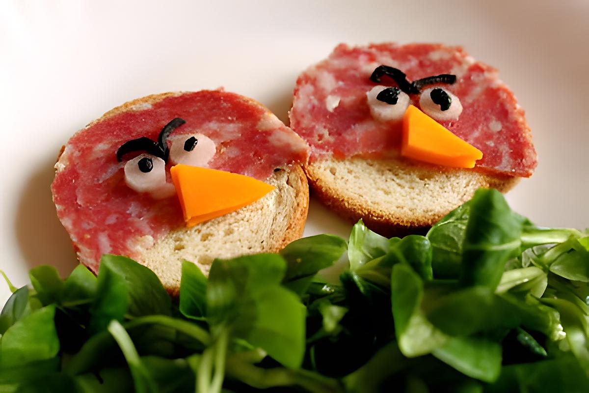 recette Angry birds