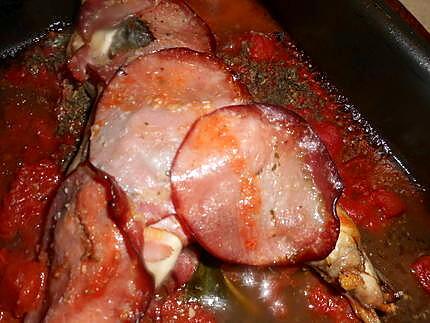 recette Rable de lapin a la sauge