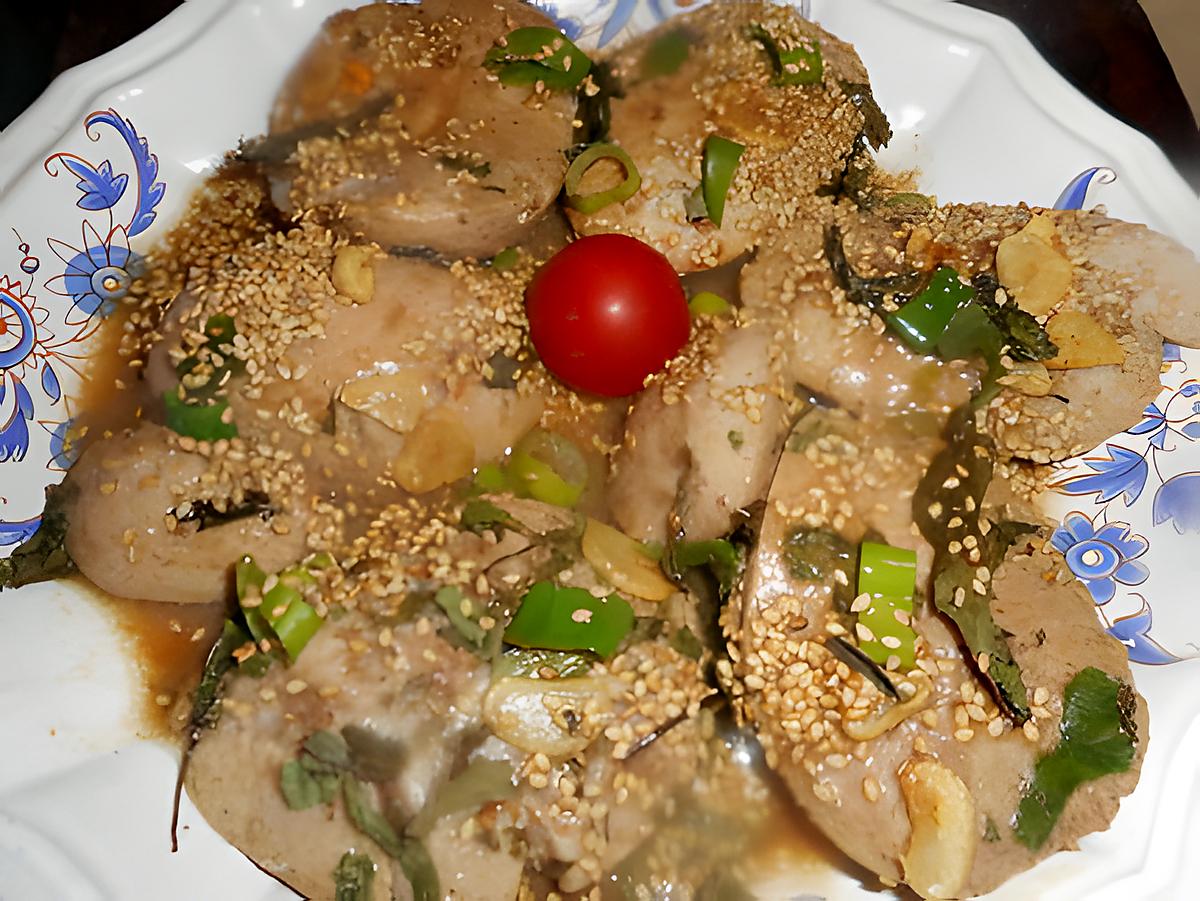 recette Rognons blancs d agneau a la chinoise