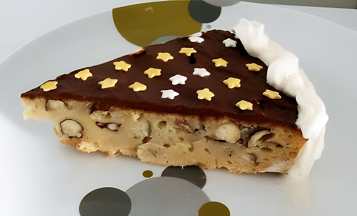 recette gâteau à la compote de pomme aux morceaux de noisette