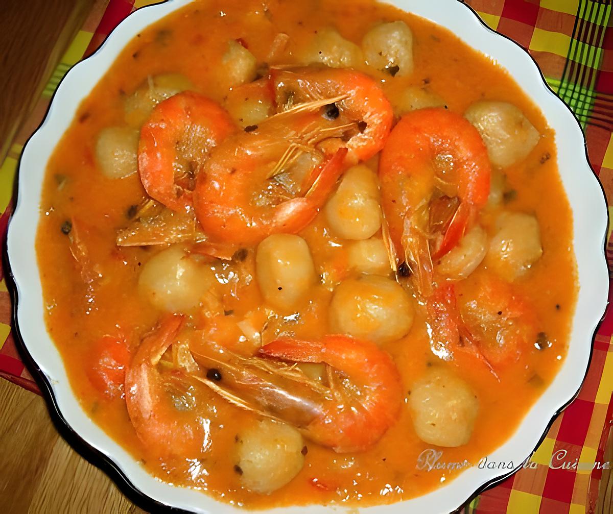 recette dangoué de crevettes au lait de coco ( plat guyanaise)