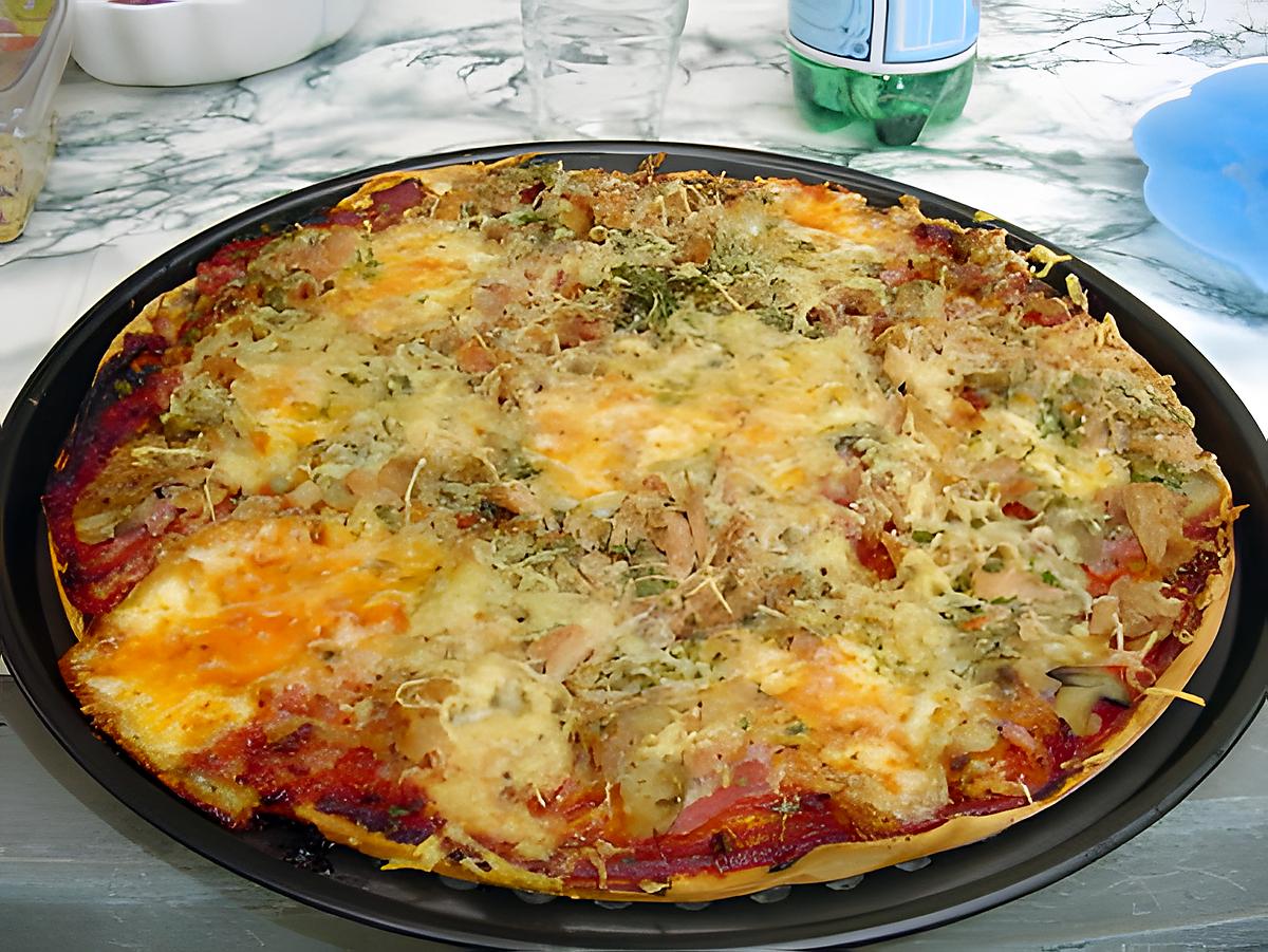 recette Pizza maison (pâte à la map)