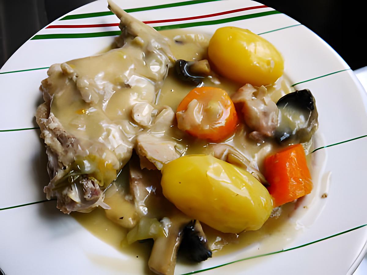 recette Blanquette de lapin