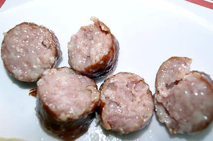 recette Linguines aux saucisses de Montbéliard