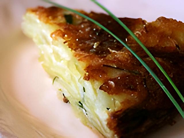 recette gâteau de pomme de terre au reblochon