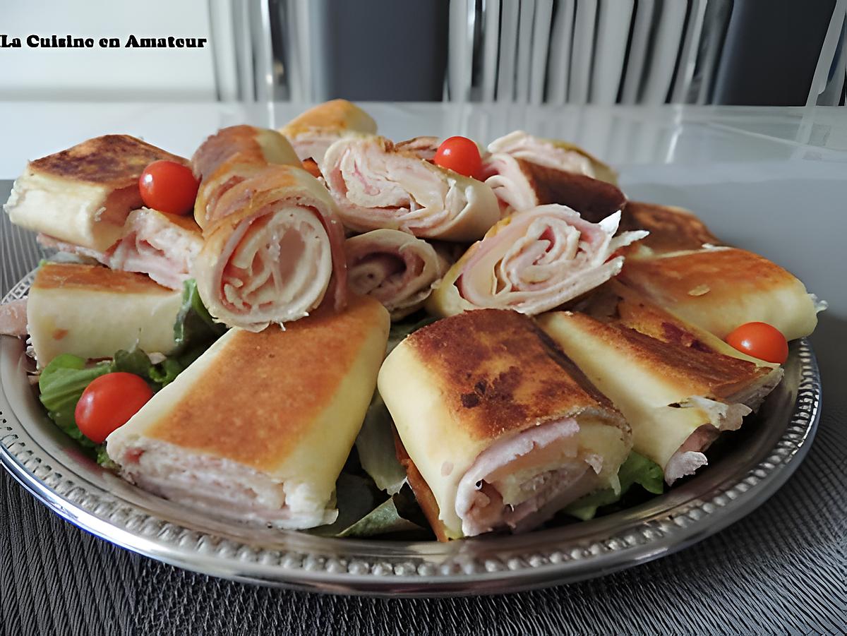 recette Roulés de wraps