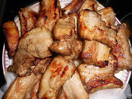 recette Travers de porc sauce aigre douce