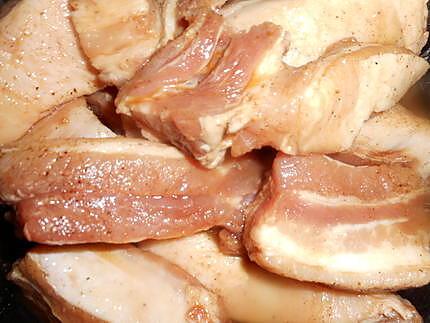 recette Travers de porc sauce aigre douce