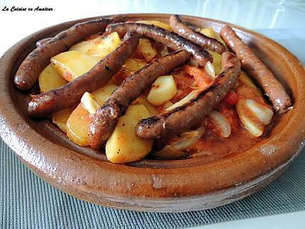 recette Tajine aux pommes de terre et merguez