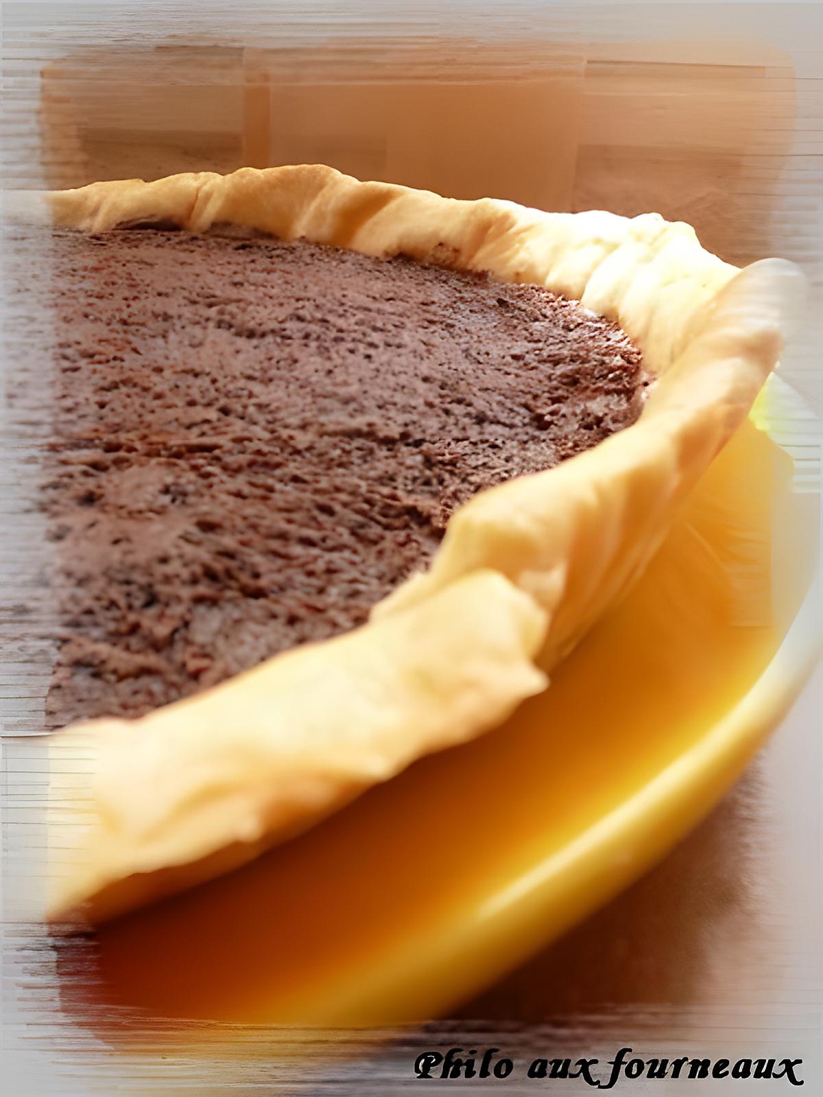 recette Tarte au Nutella & au chocolat