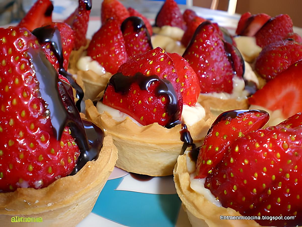 recette TARTELLETTES FRAISES-VANILLE