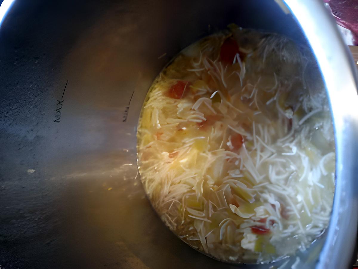 recette soupe aux légumes vermicelles