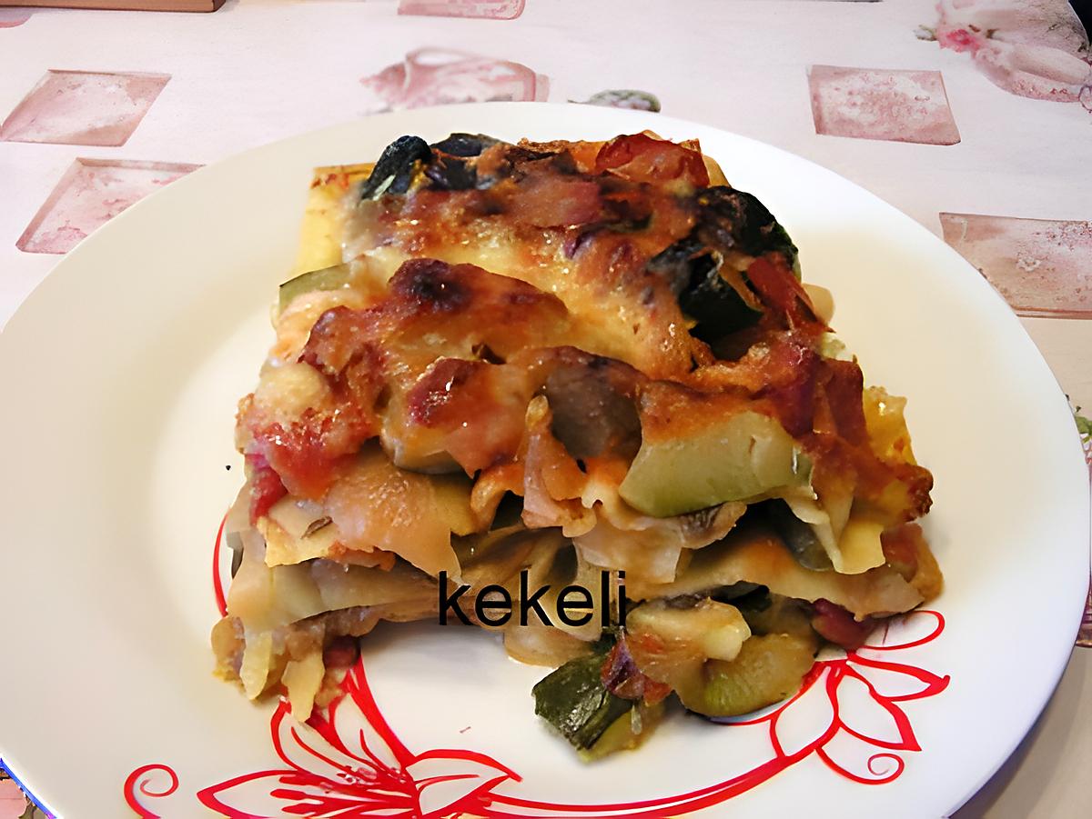 recette Lasagnes aux légumes de l'été