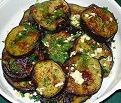 recette Aubergines poëlées