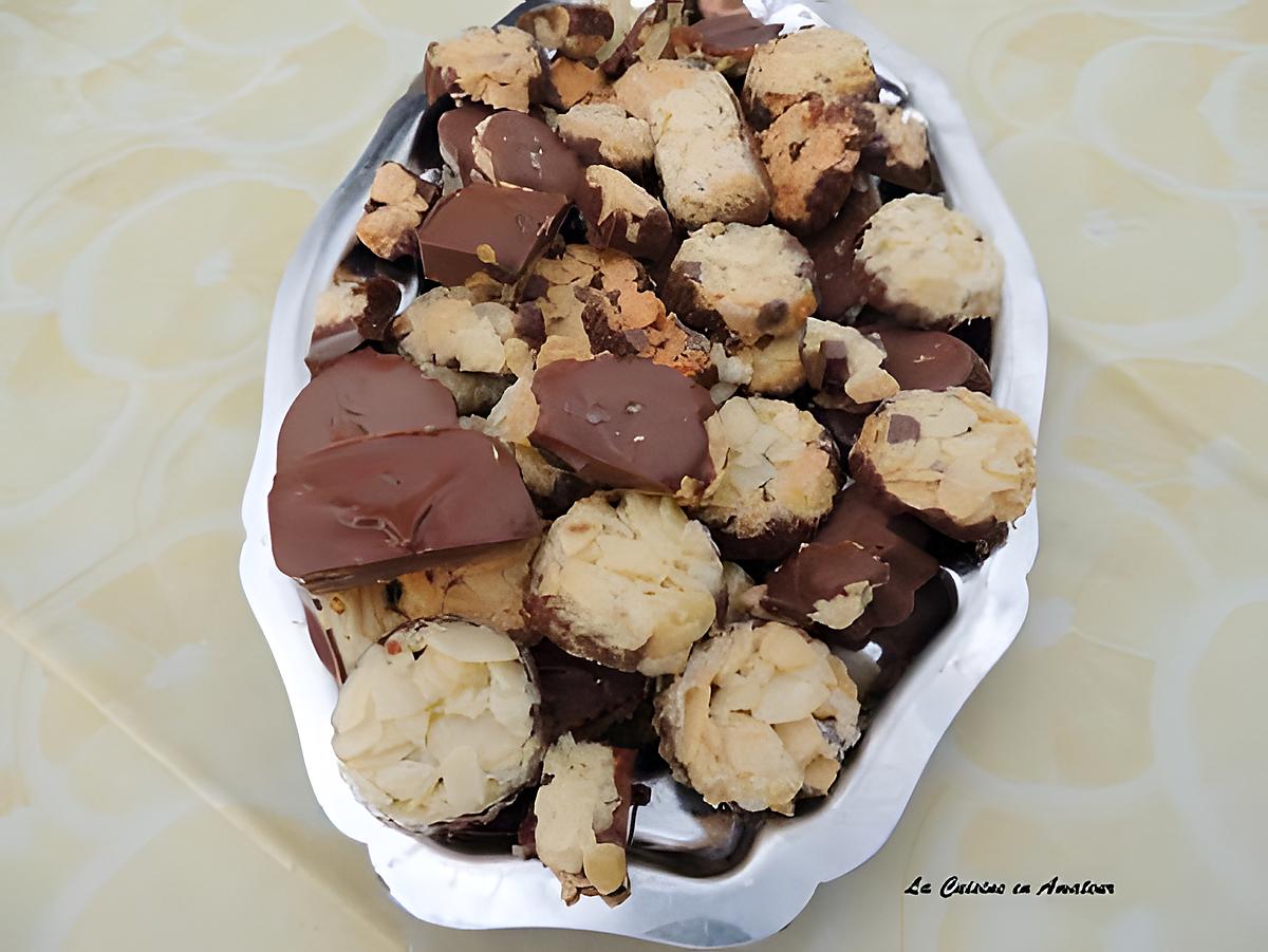 recette Croquants amandes et chocolat