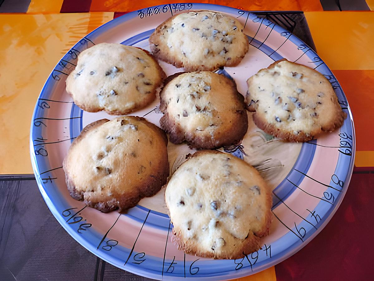 recette Cookies aux pépites de chocolat