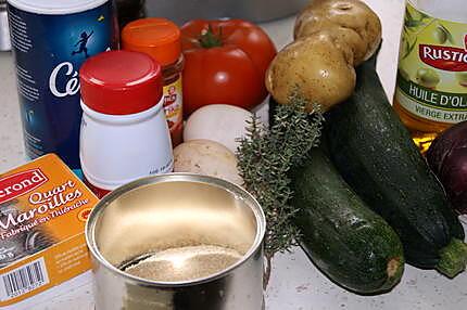 recette Gratin de courgettes au Maroilles