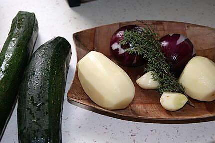 recette Gratin de courgettes au Maroilles