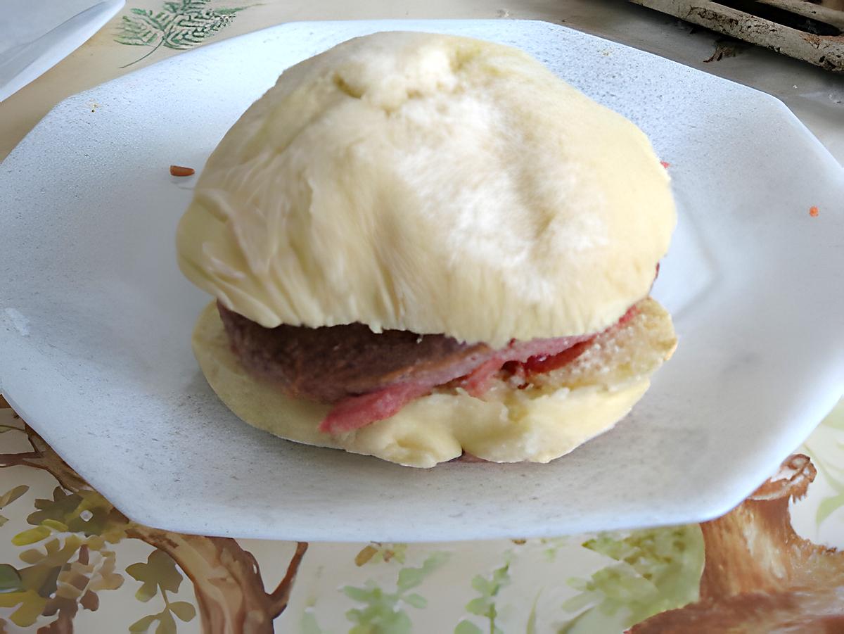 recette hamburger au chèvre