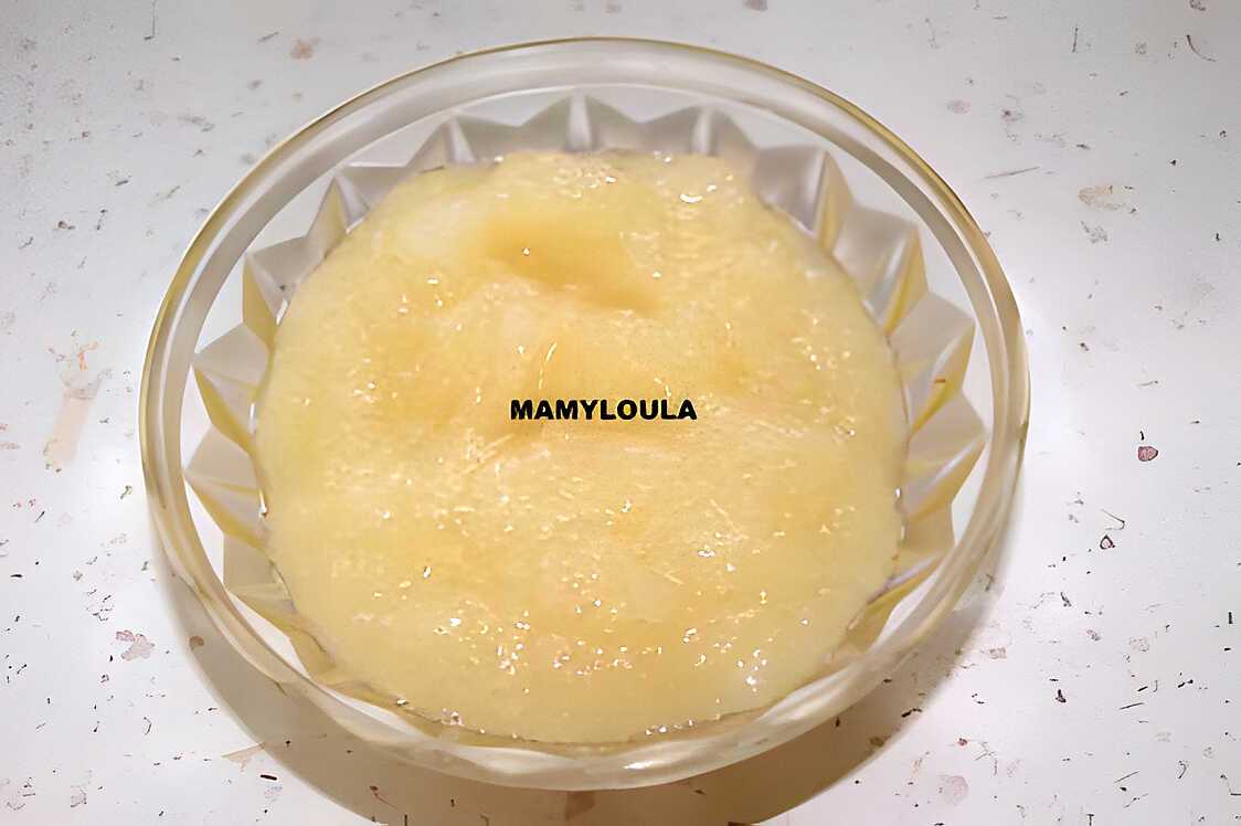 Recette de Compote de poires/pommes sans sucre