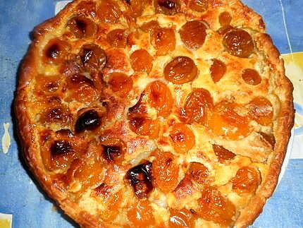 recette Tarte amandine aux reines claudes