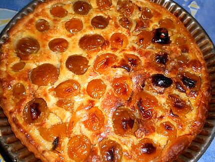 recette Tarte amandine aux reines claudes