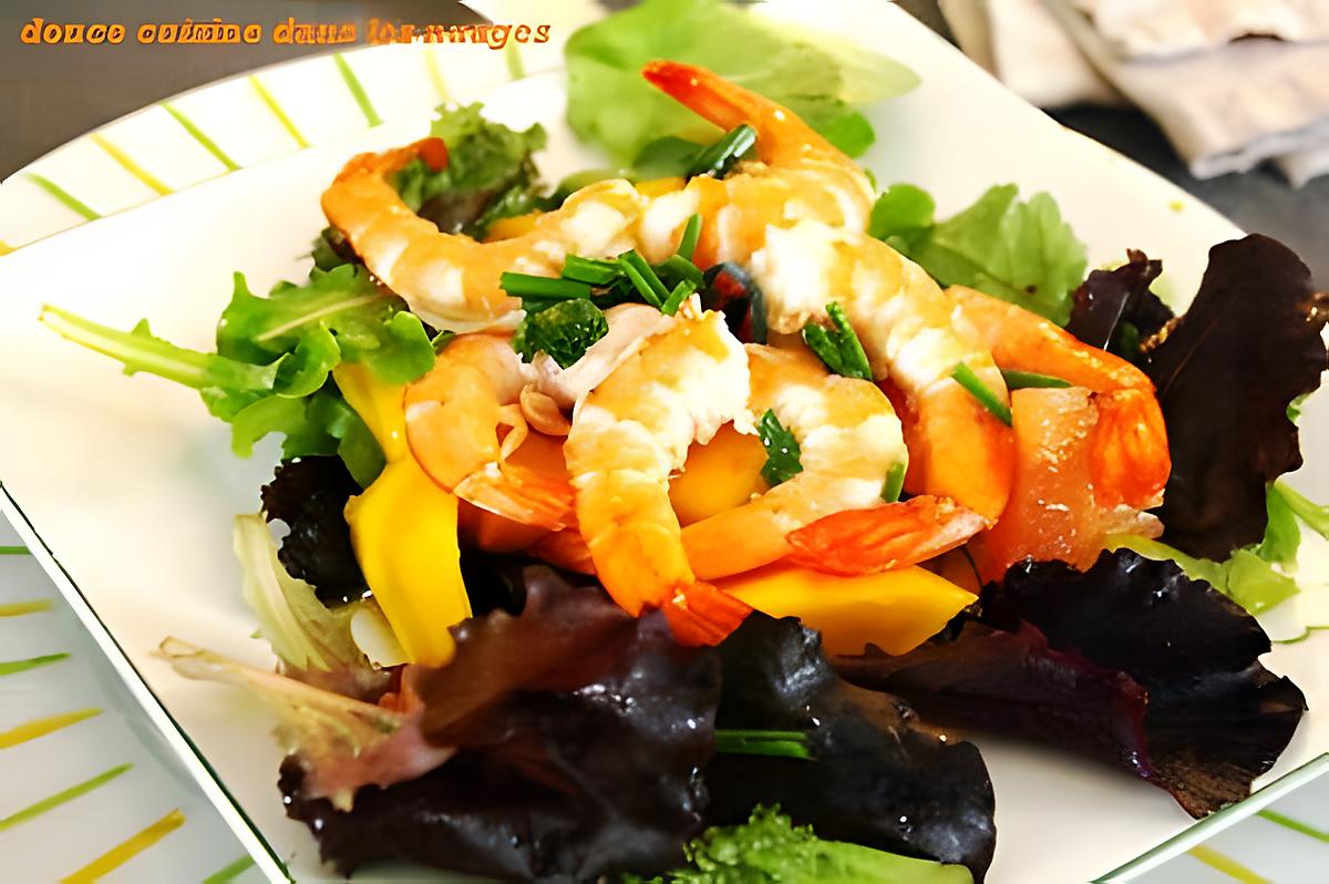 recette Salade Crevettes Mangue