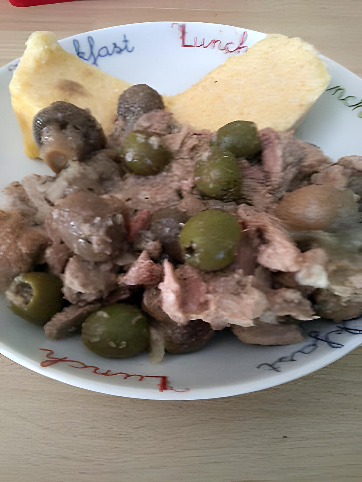 recette Blanquette de thon aux olives