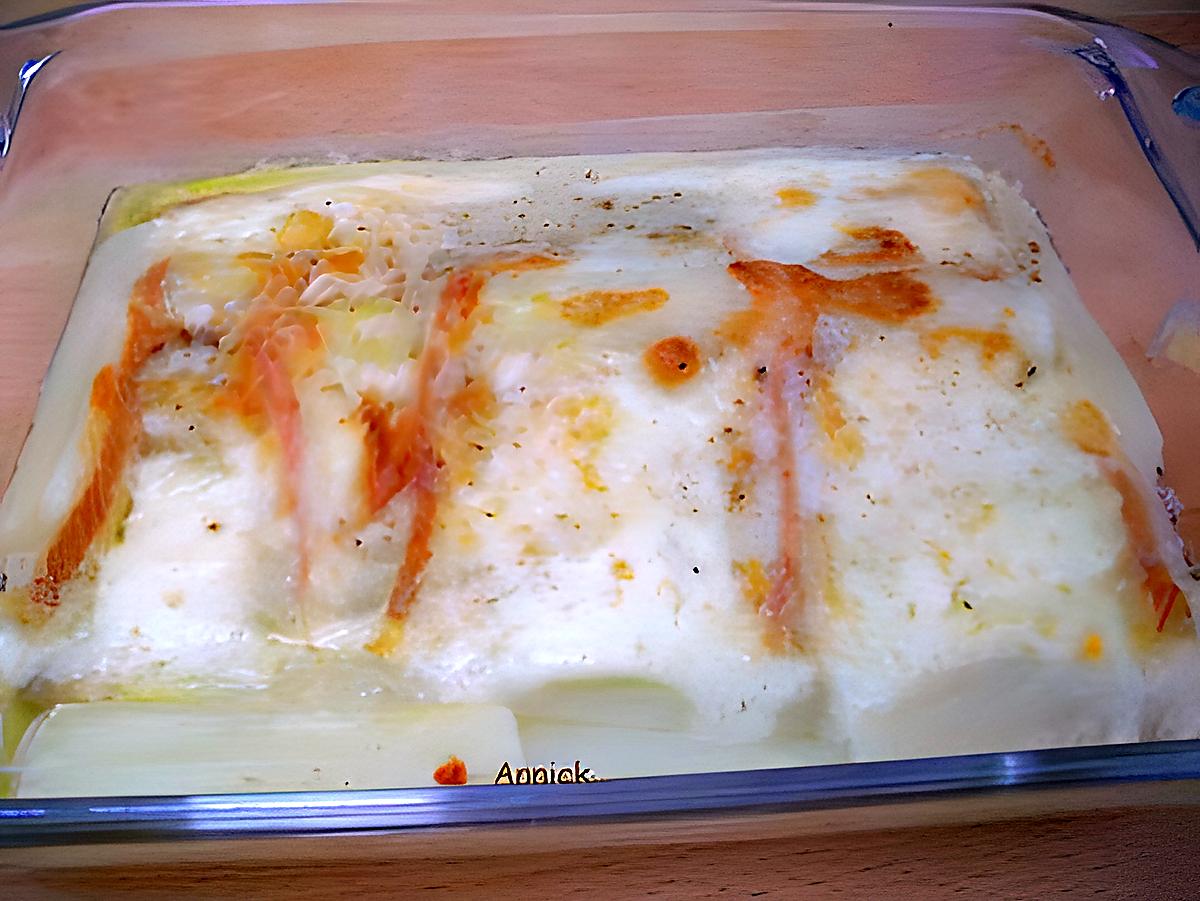 recette asperges gratinées au maroilles