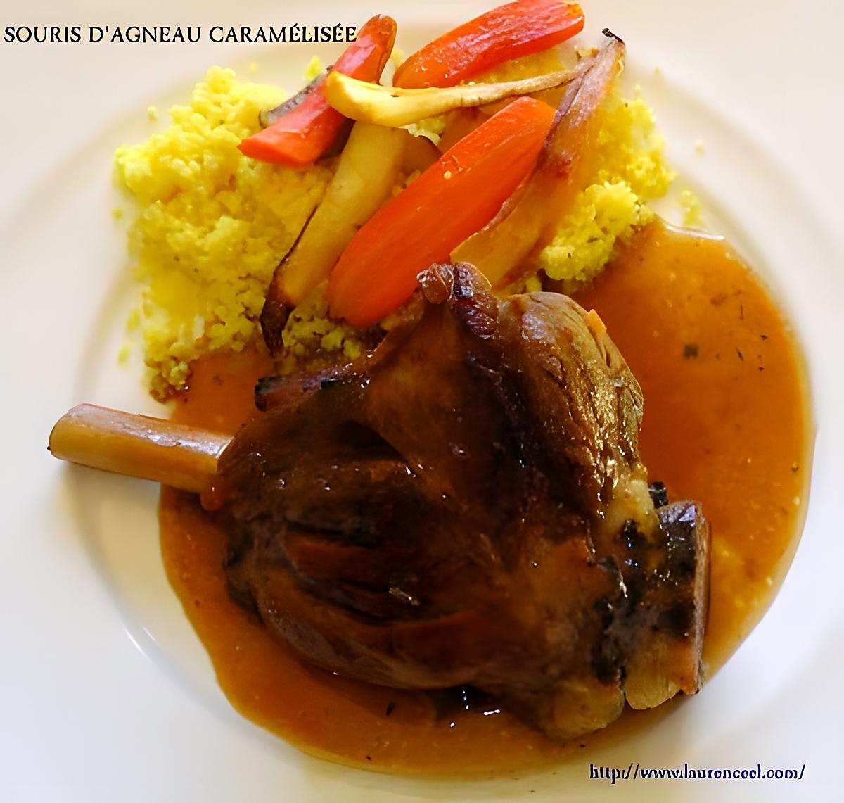 recette SOURIS D'AGNEAU CARAMÉLISÉE