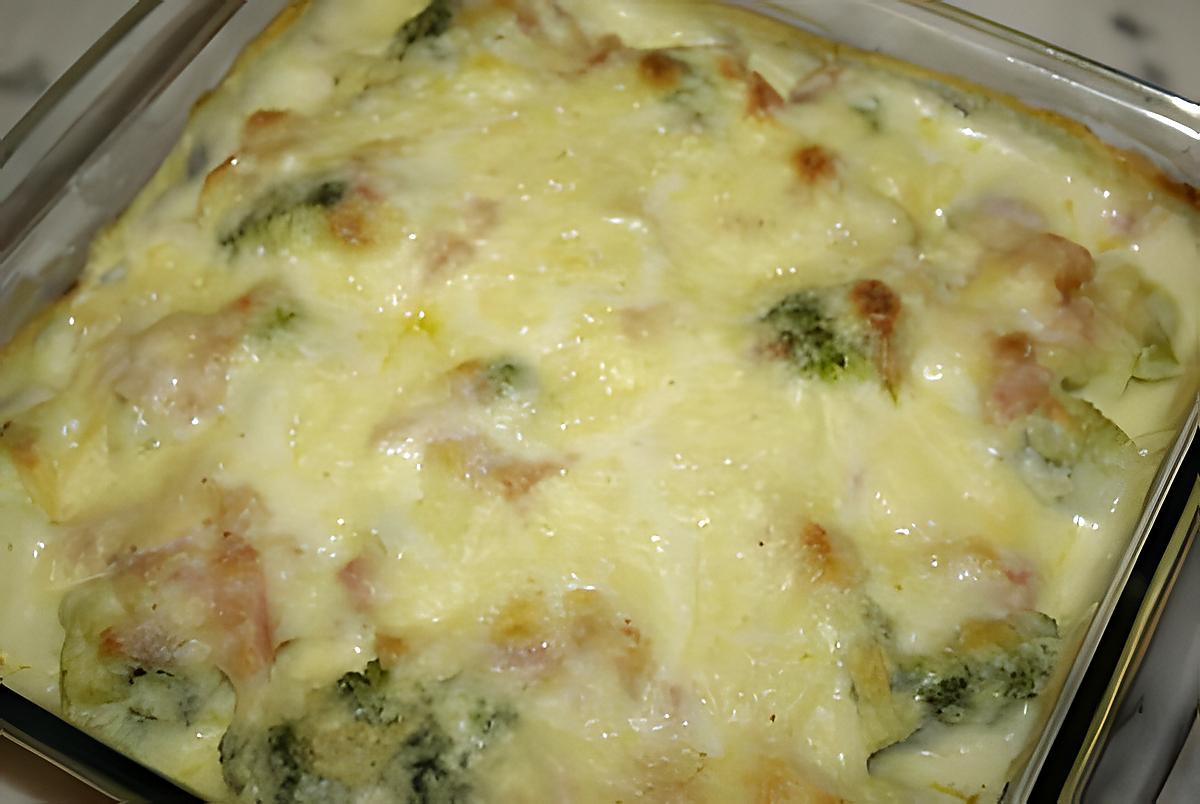 recette Gratin de brocolis