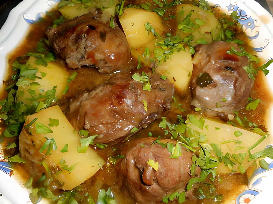 Joues de porc confites