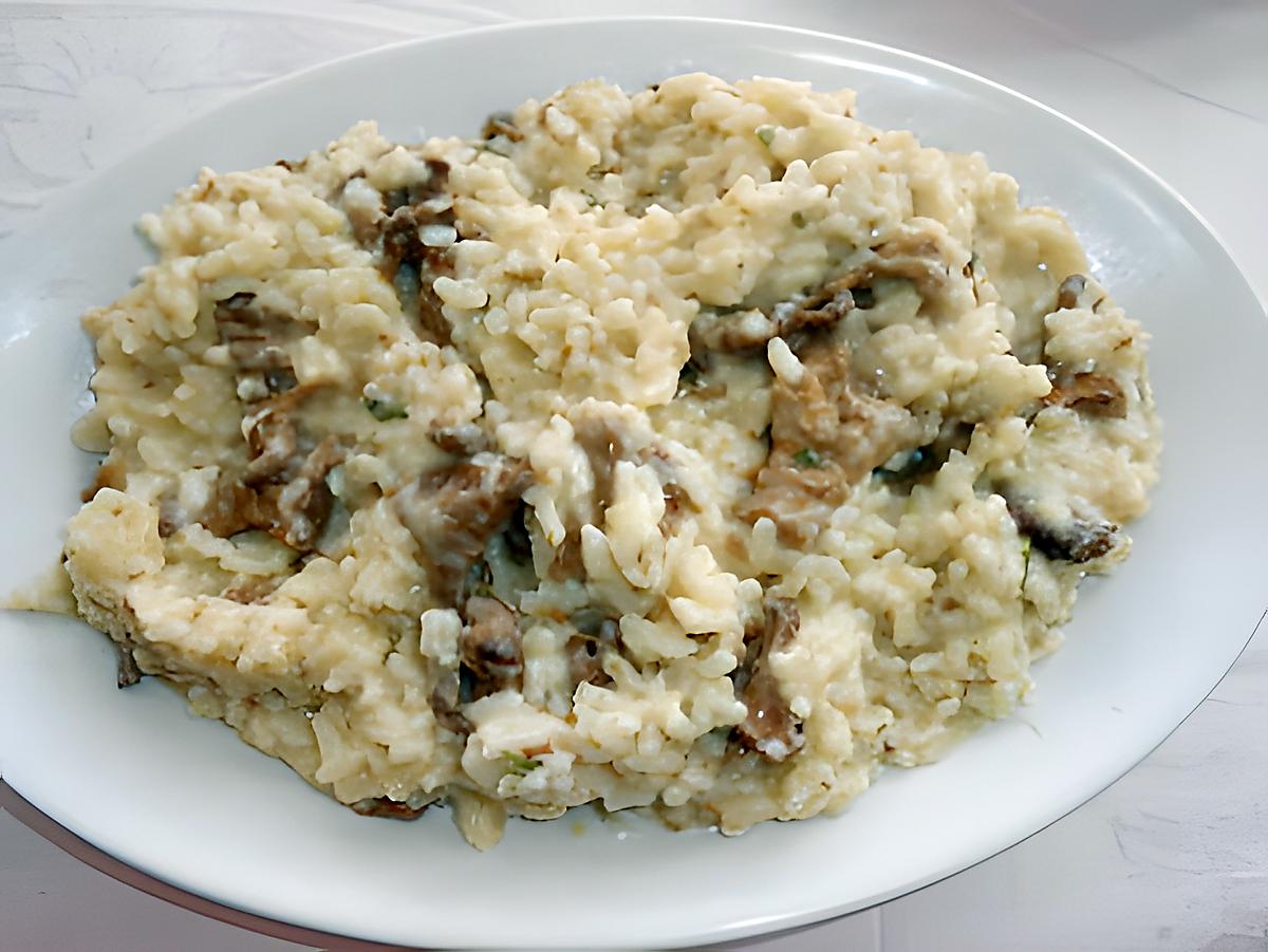 recette RISOTTO AUX GIROLLES