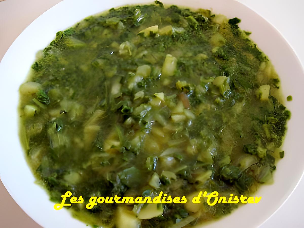 recette Soupe de blettes de Provence