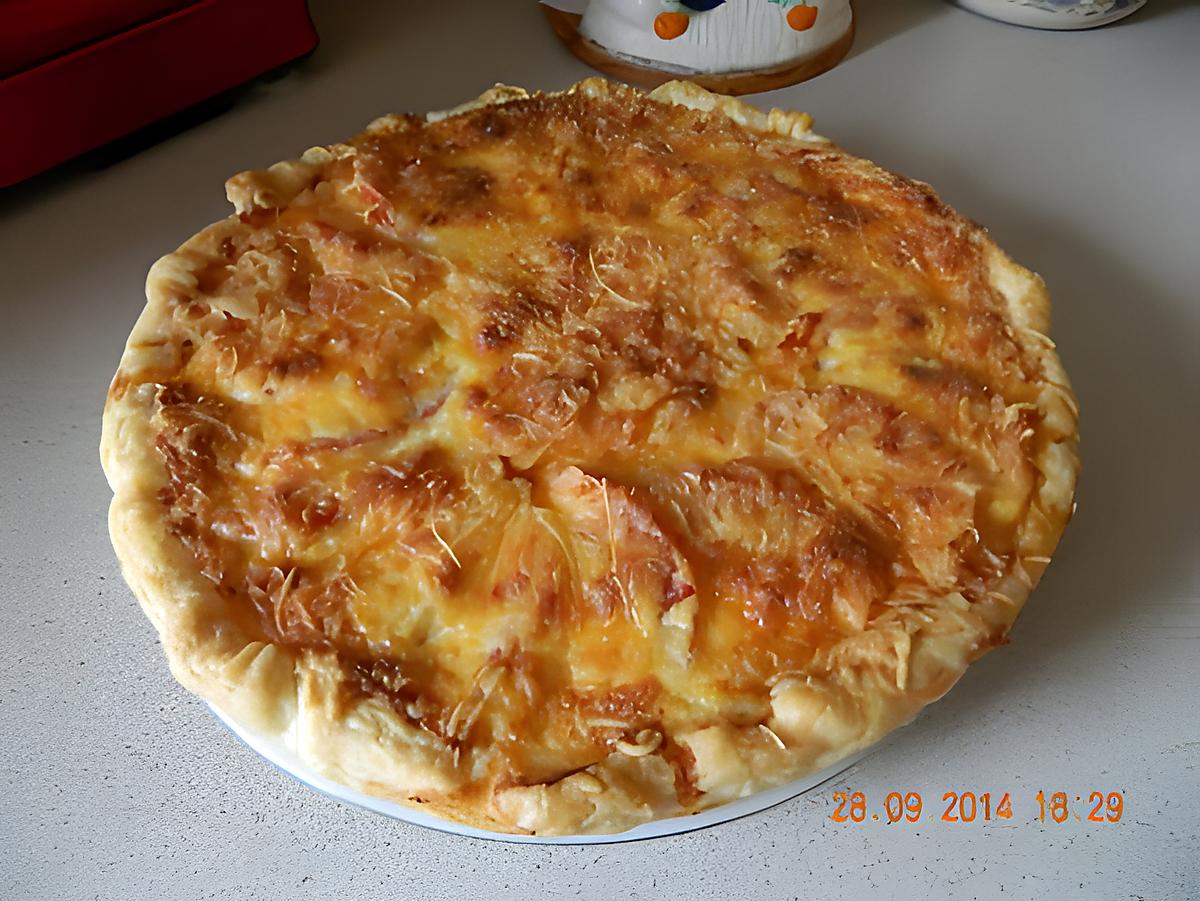 recette Tarte au thon tomates