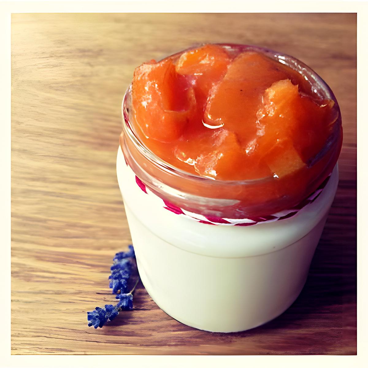 recette Panna cotta à la lavande, compotée d'abricots