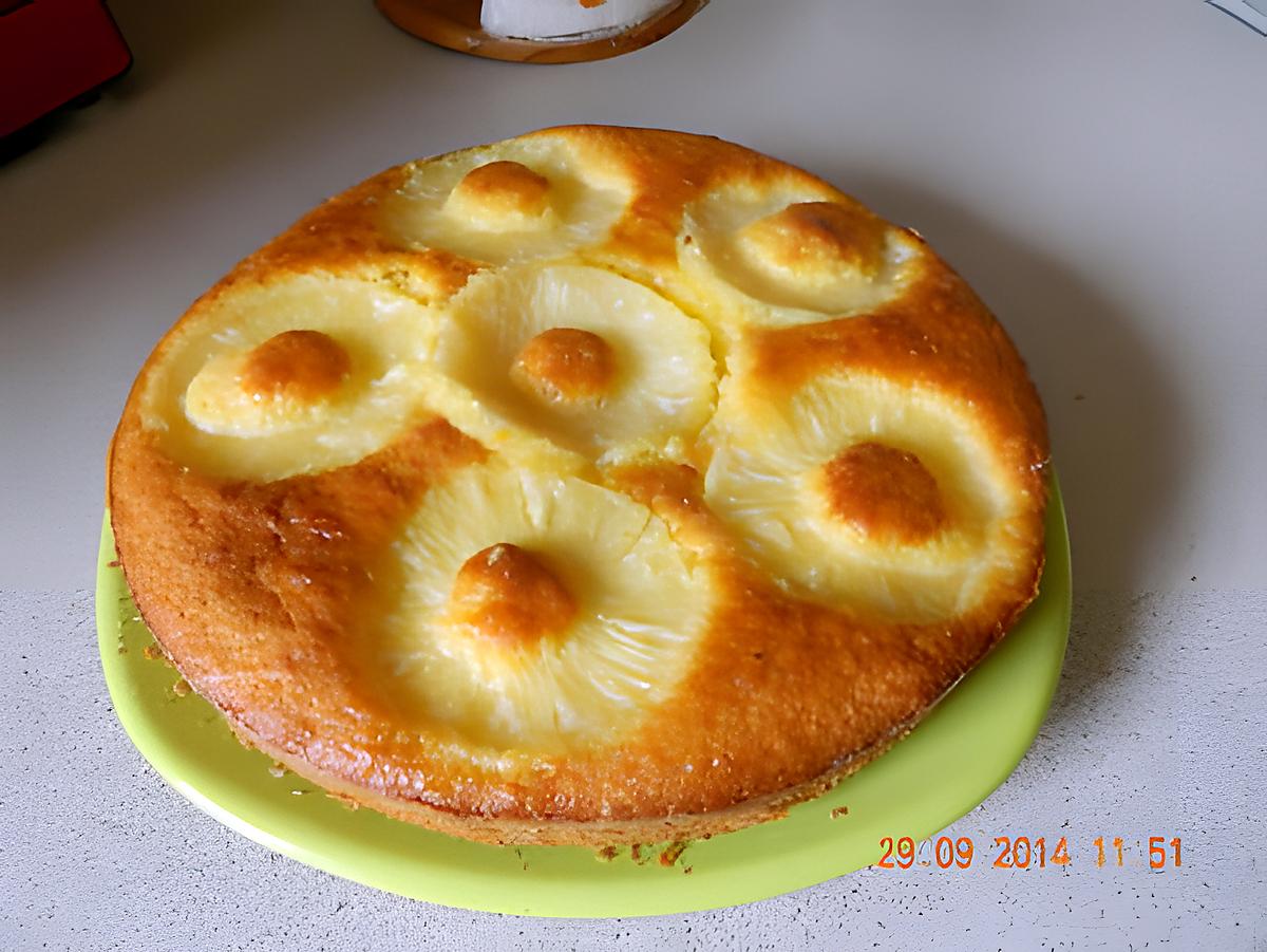 recette Gâteau au yaourt exotique