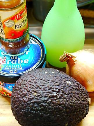 recette Avocat au crabe