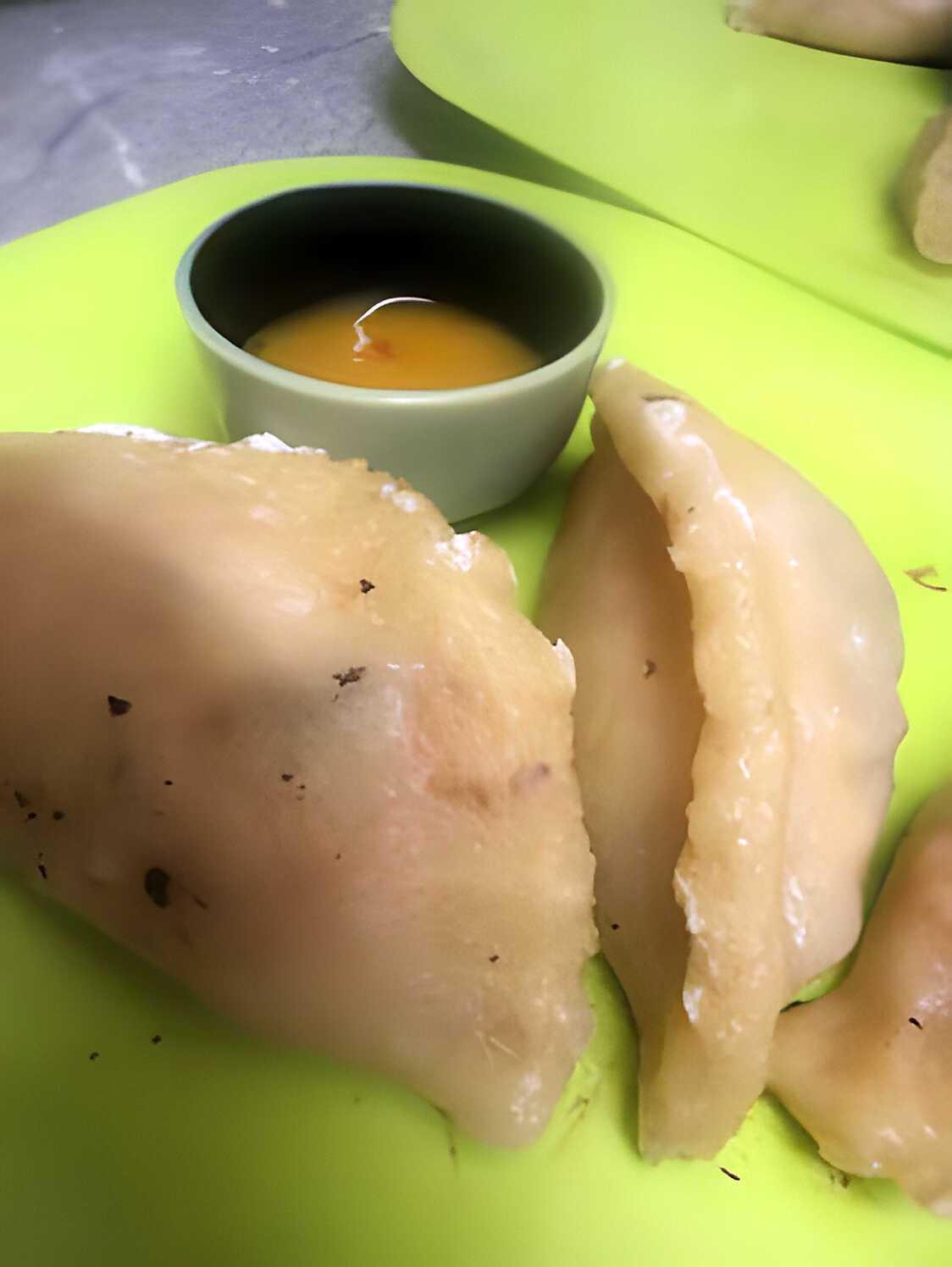 Gyozas de surimi et shiitake ( raviolis japonais )