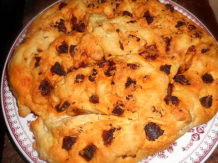 recette Fougasse au chorizo