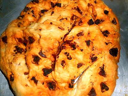 recette Fougasse au chorizo